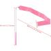 Dance Ribbons with Wands - 4 Yards Long Rhythmic Gymnastics Streamer for Kids - Pink - Buy Online on GoSupps.com