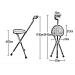 Canes Walking Stick Old Man Walking Sticks Four-Legged Multi-Functional Crutch Stool Folding Stool Made in China Smooth Sailing - Buy Online on GoSupps.com
