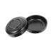 4 Pcs Chili Sauce Snack Plate Flavor Plates Food Household Sauce Dishes Dipping Vegetables re-usable 9X9X2.4CMx2pcs Blackx2pcs