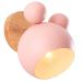 Chao zan simple wall lamp children bedside lamp bedroom children's room wall lamps inside wall lamps iron wood wall lamps adjustable kitchen wall lighting e27 decoration ceiling light corridor lamp pink
