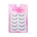 5 Pairs Thai Style False Eyelashes 3D Lightweight Natural Comfortable Clear Band Daily Eyelashes Fluffy Soft Eyelashes Packs 1 Count (Pack of 1)