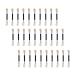 FOMIYES 50pcs Disposable Makeup Face Blush Women Eyeshadow Brush Eye Shadow Brush Foundation H3210 7.5X0.6cm
