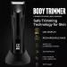 Buy Electric Body Hair Trimmer for Men Waterproof Ball Shaver Grooming Kit with USB Rechargeable Dock & Replaceable Ceramic Blade - Buy Online on GoSupps.com