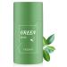 Green Tea Clay Stick Mask Deep Cleansing Smearing Clay Mask Green Tea Solid Mask Blackhead Remover Mask Improves Skin for All Skin Types Men Women