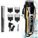 KouRy Hair Clipper for Men Professional Cordless Clippers Professional Hair Cutting Kit Beard Trimmer Barbers Men Women Kids Clipper Set Cordless & Rechargeable Grooming Kit