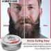 Smooth Viking Beard Balm for Men - Strong Hold Styling Balm with Essential Oils & Beeswax - 2oz - Boost Healthy Beard Growth - Buy Online on GoSupps.com