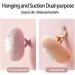 Super Soft Sunflower Suction Cup Bath Ball - 2-in-1 Exfoliating Sponge & Loofah for Luxurious Showers | International Shipping Available - Buy Online on GoSupps.com