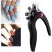 acrylic nail clipper Acrylic Nail Clipper U Shaped Nail Edge Trimmers False Nail Tip Scissors Black - Buy Online on GoSupps.com