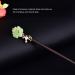 Lurrose Floral Wooden Hairpin Chinese Style Hair Stick Vintage Hair Accessories for Women Lady - Buy Online on GoSupps.com