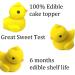 Baby Duck Cake Toppers Edible Birthday Party Decoration Edible Fondant Icing Great for Kids Boy Girl First Birthday Christening Baby Shower Easy to Use - Buy Online on GoSupps.com
