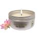 Bougie de Massage Fleur de Lotus 100% vegetable without paraffin WITHOUT parabens long-lasting