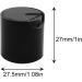 JCBIZ 15PCS Black Durable Replacement Caps Disc Top Caps for Plastic Bottles Empty Bottles Squeeze Bottles - Buy Online on GoSupps.com