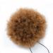 Buy 6-Inch Short Afro Puff Drawstring Ponytail - Human Hair Curly Clip-In Extensions in Natural Color - Buy Online on GoSupps.com