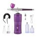 Ficher Airbrush Kit Rechargeable Cordless Airbrush Compressor Portable+0.3mm Nozzle Cleaning Brush Set for Makeup Nail Art A 1Set