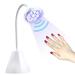 sumozo UV LED Nail Lamp Cordless Fast Curing Rechargeable Gooseneck Flash Cure UV Gel X Light for Gel Polish Nails Quick Dry Nail Dryer for Acrylic Nail Extension