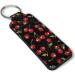 Lip Balm Keyring for Women Girls Clip on Elastic Chapstick Sleeves Cherry - Buy Online on GoSupps.com