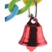Hypeety Hamster Parrot Hanging Ladder Bridge Swing with Metal Bell - Bird Toy Accessory - Buy Online on GoSupps.com