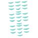 NOLITOY 30 Pairs Eyelash Silicone Gasket Eyelash Perm Silicone Pads Eyelash Perm Gaskets. Eyelashes Grafting Gaskets False Eyelash Curling Root Washers Eye Patch Curly