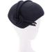 Lawliet Black Teardrop Women's Felt Fascinator Tam Beret Casque Cocktail Hat - Buy Online on GoSupps.com