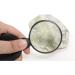Foldable Leather Pocket Loupe Portable Round Reading Magnifier 10X Glass Lens Small with Black Cover Case for Shopping Better Life - Buy Online on GoSupps.com