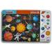 Crocodile Creek Space Explorer 2-Sided Placemat in Blue/Orange/Yellow/Green - Buy Online on GoSupps.com