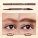 Crayon Sourcils Magique 2 en 1 4 Pointes Nouveau Crayon Sourcils 3D tanche pour Microblading 2024 Crayon Sourcils Naturel Longue Dur e (Light Brown) - Buy Online on GoSupps.com