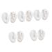 5 Pairs Artificial Ears Human Ear Model Simulation Ear Mold Simulation Ear Model Fake Ear Models Silicone Ear Model Artificial Ear Model Imitation Ear Mold Silicone Ear Mold