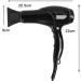 Ionic Hair Dryer Professional Hair Dryer 1800W Fast Dry Dryer Salon Women Hairdryer for Curly and Straight Hair 3 Heat 2 Speed and Cool Shot Button 4 Nozzle for Travel Salon Home Use Black small gift - Buy Online on GoSupps.com