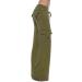 Feancey Women Baggy Cargo Pants Low Waist Wide Leg Hip Hop Jogger Trousers X-Large - Green - Buy Online on GoSupps.com