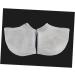 Mikinona 1pair Cushion Sleeves Shoe Inserts Silica Protective Sleeve Heel Soreness Relief Pedicure Heel Crack Cushion for Heels Insole Shoe Pads White Soft Men and Women - Buy Online on GoSupps.com