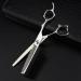 Professional 6-Inch Hair Cutting Scissors for Barbers - Silver Thinning Steel Hairdresser Scissors with Removable Comb - International Shipping Available - Buy Online on GoSupps.com