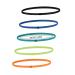 SIOPPKIK 5 PCS Sports Headband Set | Thin Elastic Non-Slip Hairbands for Women & Men | 5 Colors - Perfect for Workouts & Fashion - Buy Online on GoSupps.com