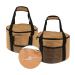 ISEMRO Portable Camping Cookware Storage Bag,Waterproof Cooking Utensils Organizer,Extra Large Carrier Bag for Outdoor Camping