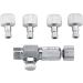 Yolispa Disconnect Adapter Airbrush Horse Quick Connecter Set 1/8'' Fittings Part with 4 Fittings2 Disconnect Adapter Brush Fitting Airbrush Horse Brush Fitting Set Brush Fitting Disconnect Adapt - Buy Online on GoSupps.com