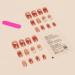 24Pcs/Set Press On Nails Mid length Ins Style With Diamond False Nails Acrylic Fake Nails Full Cover Nails Tips Artificial Finger Manicure Press on nails for Women and Girls - Buy Online on GoSupps.com