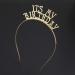 PrettyZoom Birthday Crown Hairband - Stylish Alloy Headdress for Women & Girls | Birthday Party Accessories - Buy Online on GoSupps.com