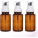 Topbathy 3Pcs 100ml Empty Pumping Bottles for Essential Oils Perfume & Cosmetic Storage - Ideal for Liquids & Lotions - Buy Online on GoSupps.com