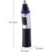 Professional Nose Hair Trimmer | Painless Battery-Operated Ear & Nose Clipper for Men & Women - Portable Dual Blades Easy Cleaning - Buy Online on GoSupps.com