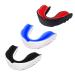 3 Pack Kids Youth Mouth Guard Football Sports Braces Mouthguards for Mouthpiece Boys Teeth for MMA Boxing Rugby Kickboxing Taekwondo Softball Lacrosse to Braces EVA Double Colored Red, Black, White, Blue