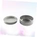 FRCOLOR Cosmetic Jars Travel Containers for Toiletries Travel Glass Butter Cream Oil Pastels Travel Jars for Creams Cream Jars with Lid Tea Pomade Aluminium Tin Travel Can - Buy Online on GoSupps.com