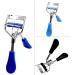 High Quality Aqua Blue False Eyelashes & Eyelash Curler | Fashion Makeup Tool for Women - Shop Internationally - Buy Online on GoSupps.com