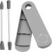 Voozo Reusable Cotton Swabs - Washable Silicone Double Tip for Makeup & Ear Cleaning (Black & Gray) - 2 Pieces - Buy Online on GoSupps.com
