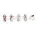 LAMDNL Adjustable Nail Rings Alloy Nail Art Finger Rings Women Girl Gifts Jewelry Nail Rings Fingertip Rings Set Alloy Material