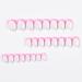 French Press On Square Fake Nails - 24Pcs Pink French False Nails with Nail Glue for Women Girls Art - Buy Online on GoSupps.com