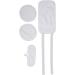 Adjustable Reusable Castor Oil Neck Pack for Thyroid Inflammation - Washable White Set - Buy Online on GoSupps.com