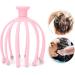 Head Massage Spider - Pink Scalp Massage Brush & Stress Reduction Device | Ultimate Hair Therapy Tool - Buy Online on GoSupps.com
