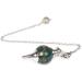 Copper Malachite Gemstone Dowsing 40mm Crystal Healing Chakra Reiki Point Pendulum - Buy Online on GoSupps.com