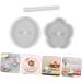 Tofficu 3 Sets 3 Coaster Mold Silicone Molds Silicone Tray Circle Tray Simple Diy Mold Crystal Epoxy Resin Whitex3pcs 16.8X16.8CMx3pcs - Buy Online on GoSupps.com
