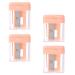 Beaupretty 4pcs Pencil Sharpener Cosmetic Pen Sharpener Lipstick Sharpener Women Pen Sharpener Eyeliner Pen Sharpener Pencil Eyeliner Eyebrow Liner Sharpener Abs Make up Woman Makeup Tools