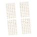 Healeeved 7 sentences 200 pieces of pills against ear pressure acupuncture magnetic pavement acupuncture ear diagram ear-acupressure kit pellet set vaccaria-plaster plastics massage ear beans light yellowx7st 12x11x0.2cmx7pcs